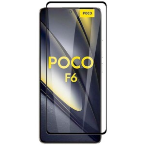 Protecteur d'écran en verre trempé Full Screen 3D pour Xiaomi Poco F6 5G