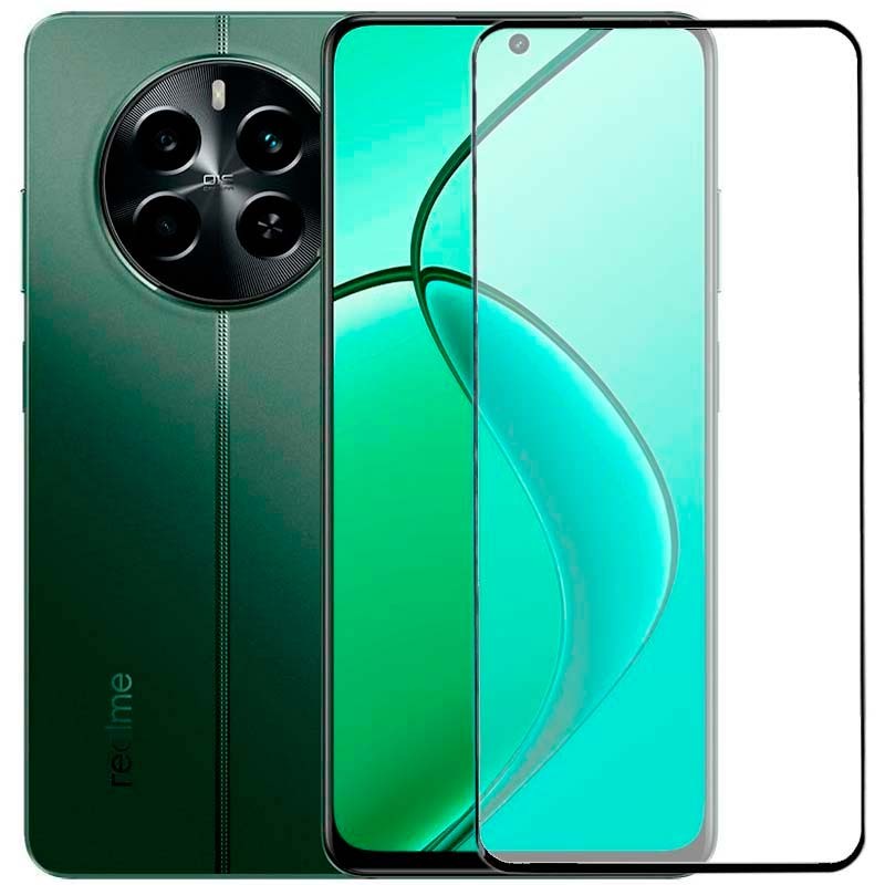Película de ecrã de vidro temperado Realme 12 4G Full Screen 3D - Item