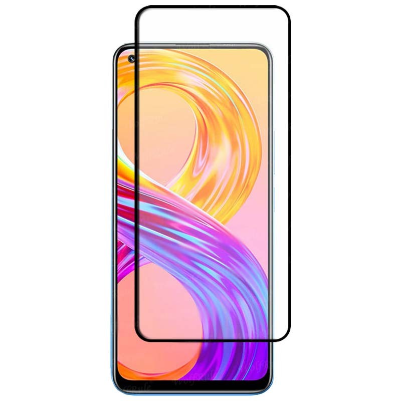 Protecteur d'écran en verre trempé Realme 8 5G / Narzo 30 5G Full Screen 3D - Ítem