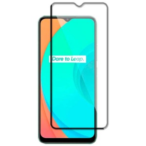 Protecteur d'écran en verre trempé Full Screen 3D pour Realme C11