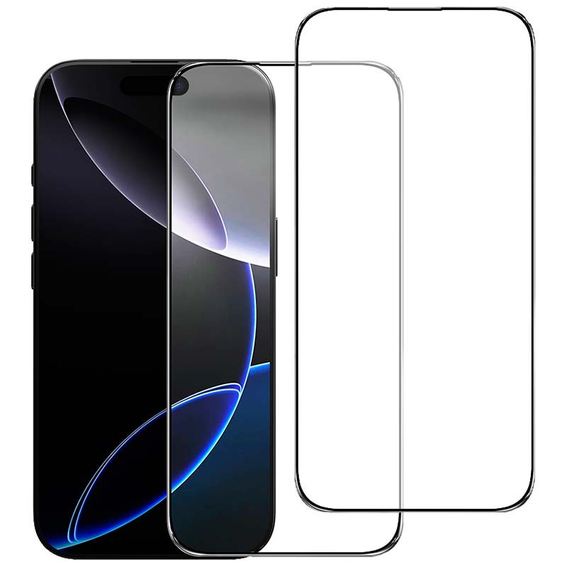 Pack x2 Protecteur d'écran en verre trempé iPhone 16 6.1