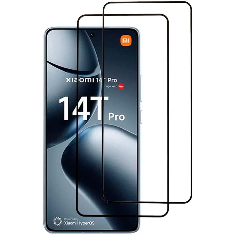 Pack x2 Película de vidro temperado Xiaomi Poco X7 Pro / 14T / 14T Pro Full Screen 3D - Item