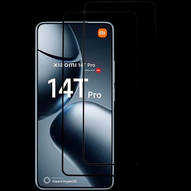 Pack x2 Protecteur d'écran en verre trempé Xiaomi Poco X7 Pro / 14T / 14T Pro Full Screen 3D