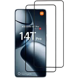 Pack x2 Protecteur d'écran en verre trempé Xiaomi Poco X7 Pro / 14T / 14T Pro Full Screen 3D