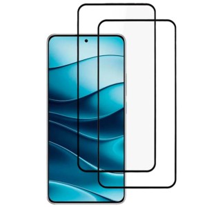 Pack x2 Protector de cristal templado Xiaomi Redmi Note 14 5G / Note 14 4G Full Screen 3D