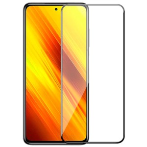 Protecteur d'écran en verre trempé Full Screen 3D pour Xiaomi Pocophone X3 NFC