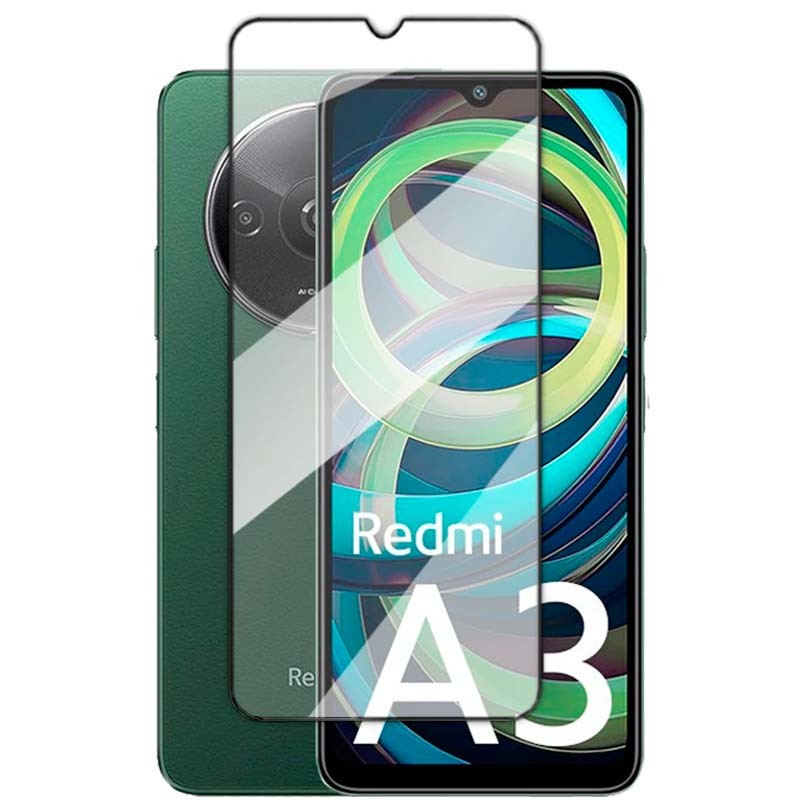 Protecteur d'écran en verre trempé Full Screen 3D pour Xiaomi Redmi A3 - Ítem