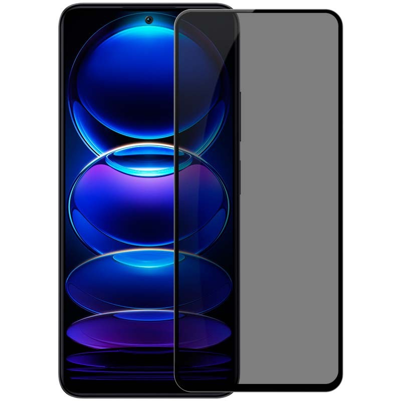 Película de vidro temperado Anti Espião Xiaomi Poco X5 Pro / Redmi Note 12 Pro 5G / Redmi Note 12 Pro+ - Item