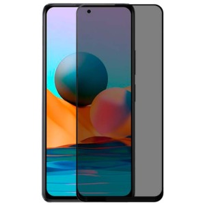 Protection d'écran en verre trempé Anti Espion Xiaomi Redmi Note 10 Pro