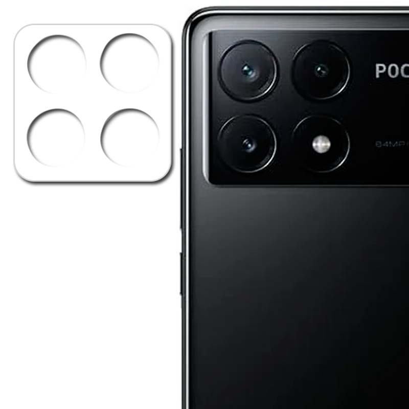 Protector de pantalla de vidrio templado para cámara, cubierta con  pegamento completo para Xiaomi Poco X6 Pro, 5G