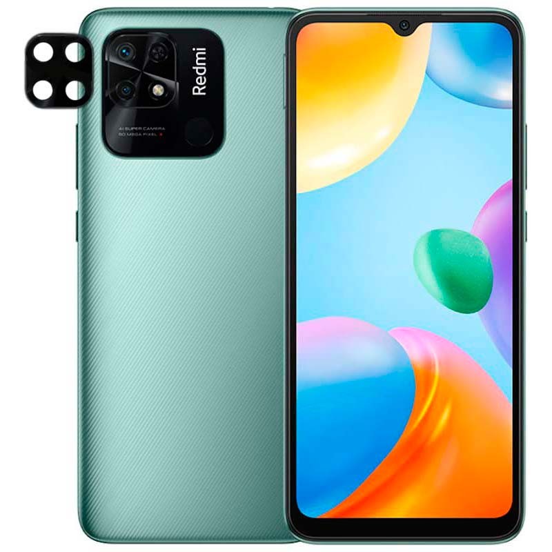 Protector de cámara Xiaomi Redmi 10C / Poco C40 Negro - Ítem