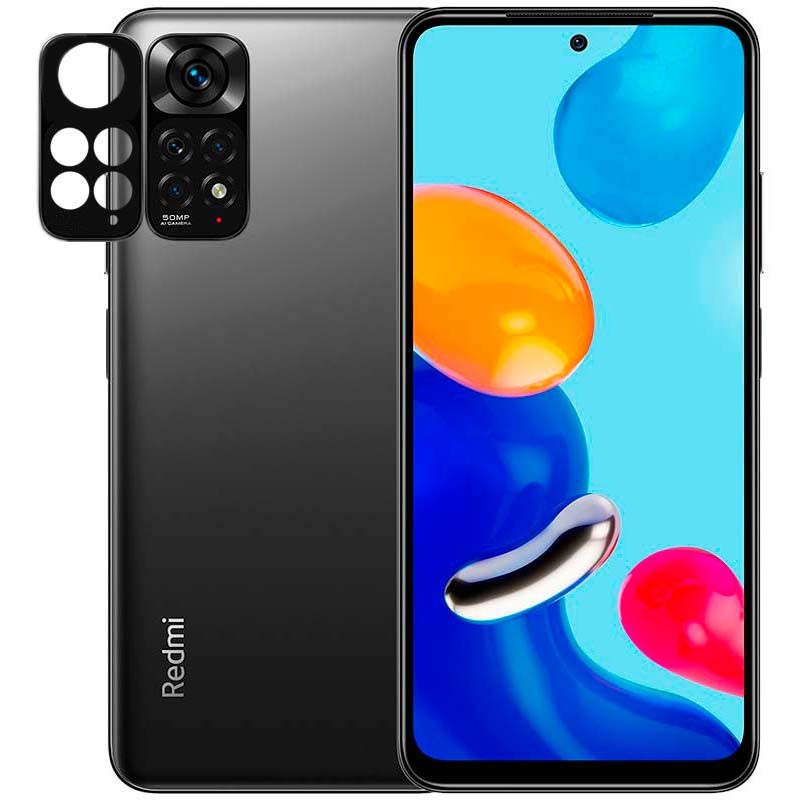 Protector de cámara Xiaomi Redmi Note 11 / Redmi Note 11S Negro - Ítem