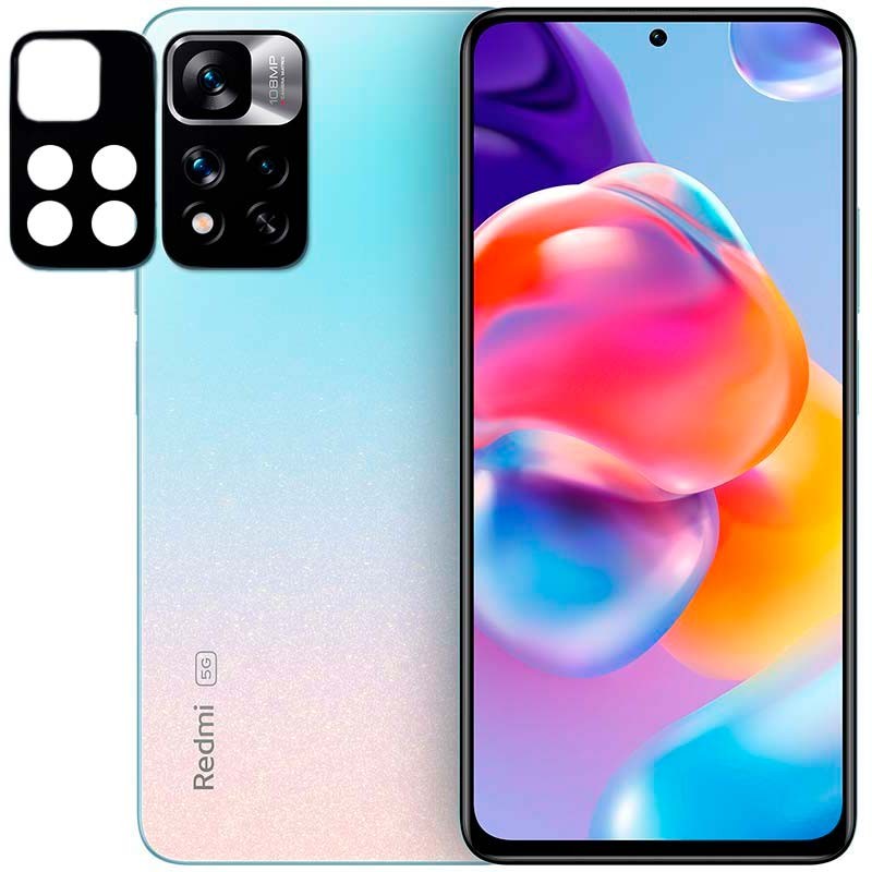 beukei (3 unidades) Compatible con Xiaomi Redmi Note 11 Pro 5G + 4G (Xiaomi  Redmi Note 11 Pro+ 5G + 4G) Protector de pantalla de vidrio templado