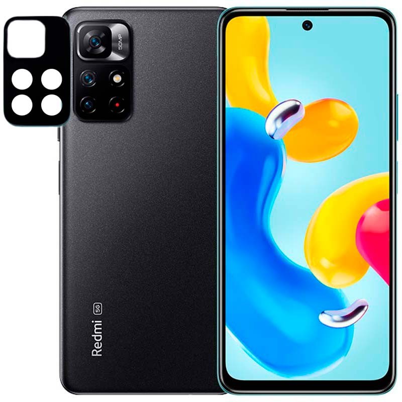 Protector de cámara Xiaomi Redmi Note 11S 5G Negro - Ítem
