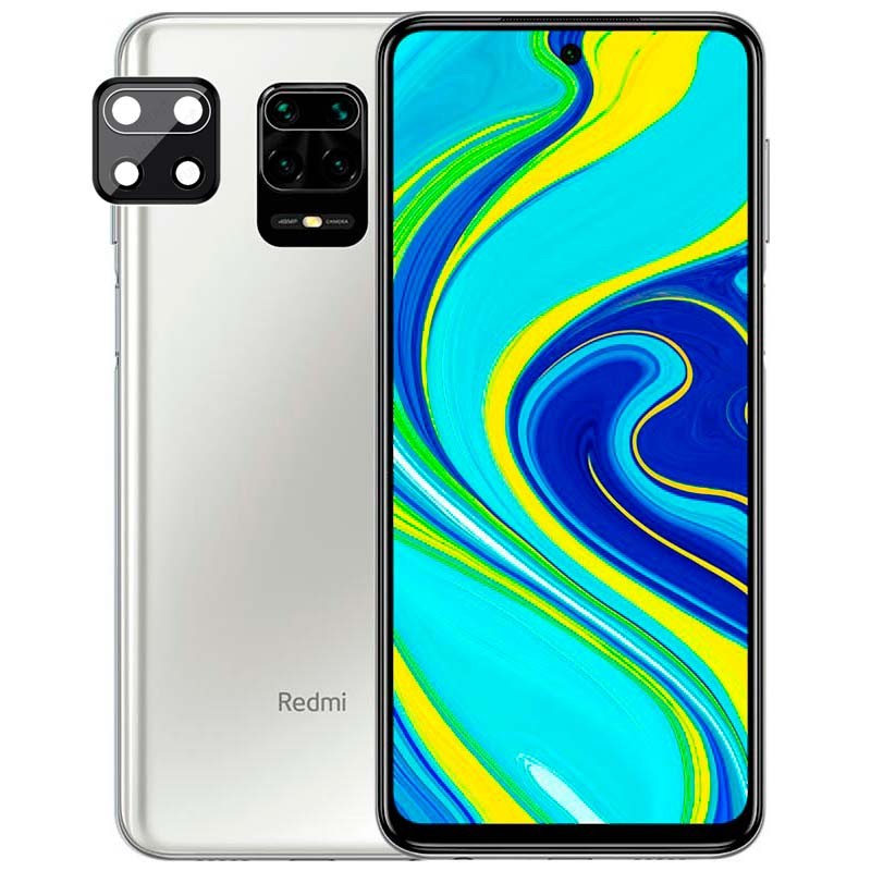 Protetor de câmara Xiaomi Redmi Note 9S / Note 9 Pro Preto - Item