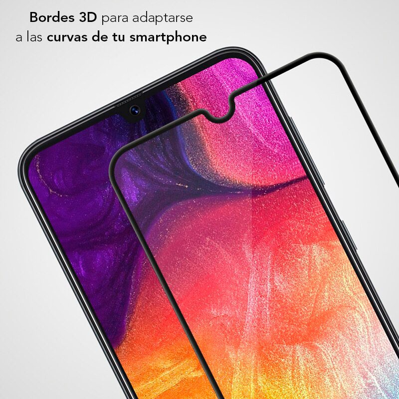 Protecteur en verre trempé Samsung Galaxy A10 A105 Full Screen 3D - Ítem1
