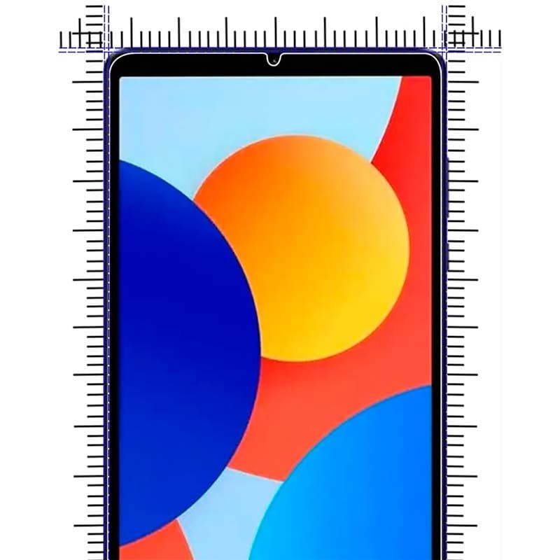 bordas do Pack x2 Protector de vidro temperado para Xiaomi Redmi Pad SE 4G