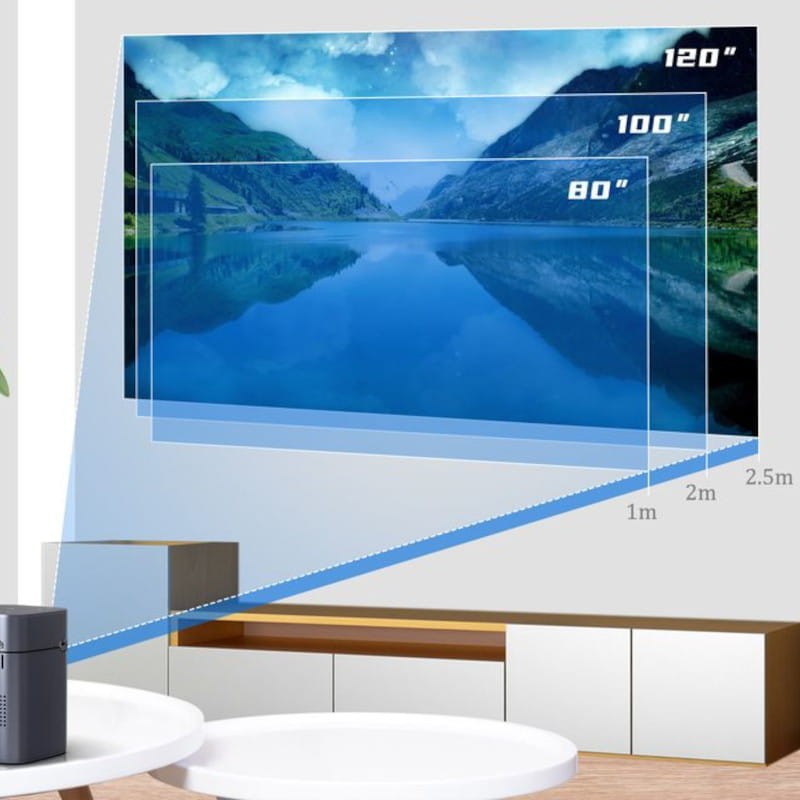 Projecteur DLP K19 2Go/16Go 7000mAh Android 9.0 - Ítem4