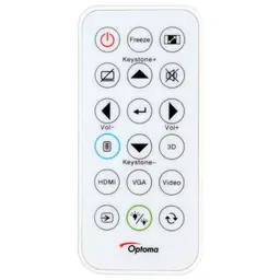 Proyector Optoma W400LVe 4000 Lúmenes WXGA HDMI-VGA Negro - Mando