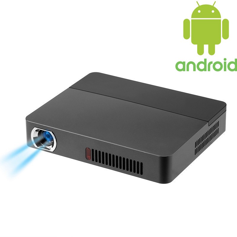 Proyector RD-601 DLP 1600 Lúmenes; sistema operativo Android 4.4, altavoces, Bluetooth 4.0, HDMI, mini VGA, netflix, 1600 lúmenes, 1280 x 800, reproducción USB