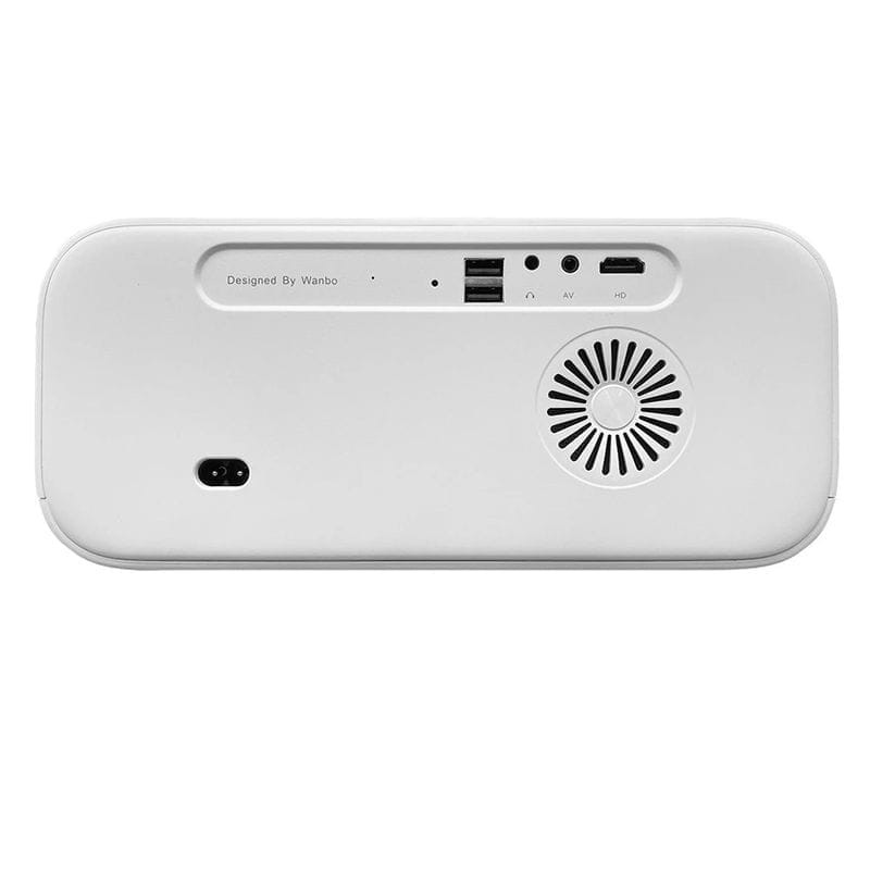 Proyector portátil wanbo x5/ 1100 lúmenes/ full hd/ hdmi/ bluetooth/ wifi/  blanco