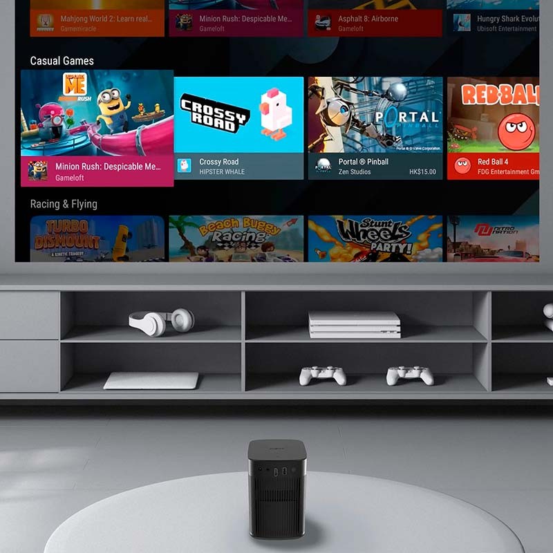 Projetor XGIMI Halo FullHD 800 Lumens ANSI Android TV OS - Item4