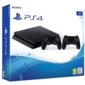 PlayStation 4 Slim 1 TB (PS4) + 2 Mando Sony PS4 Dualshock Negro V2 - Ítem