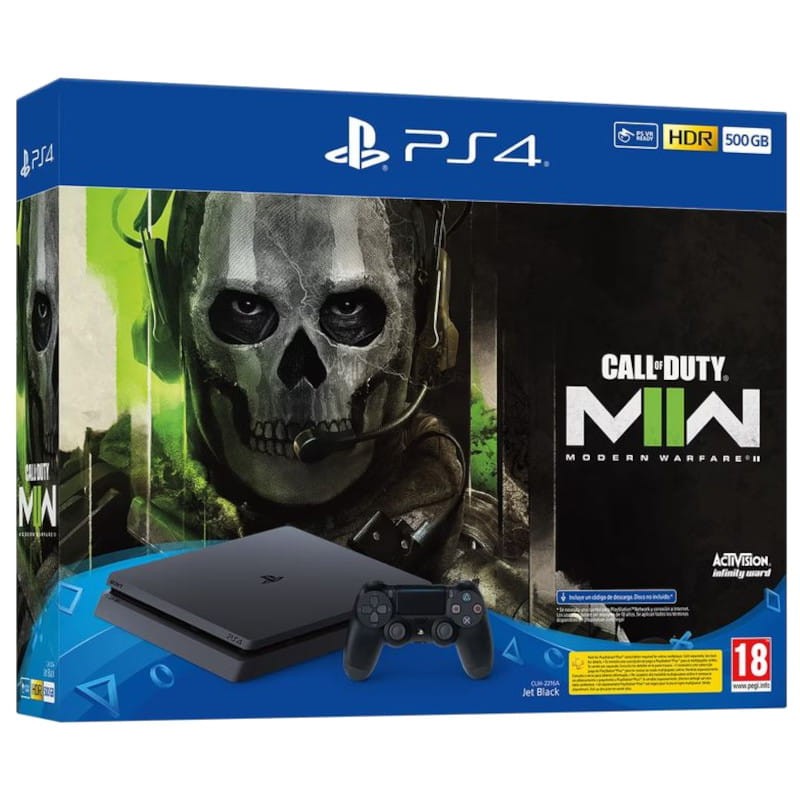 PS4 Slim 500 GB + Call of Duty Modern Warfare II - Item