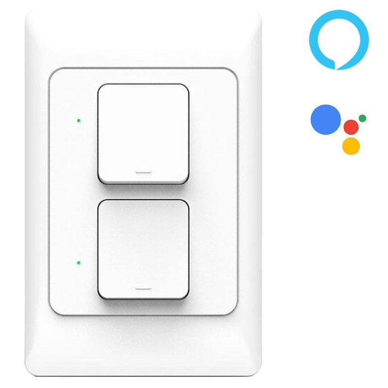 Smart Push Button Zemismart Double - Google Home / Amazon Alexa