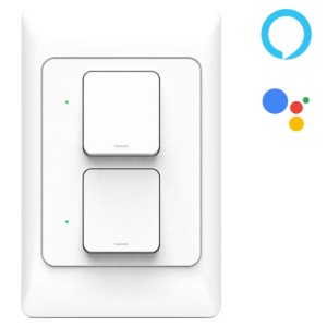 Interruptor Inteligente Zemismart Doble - Google Home / Amazon Alexa