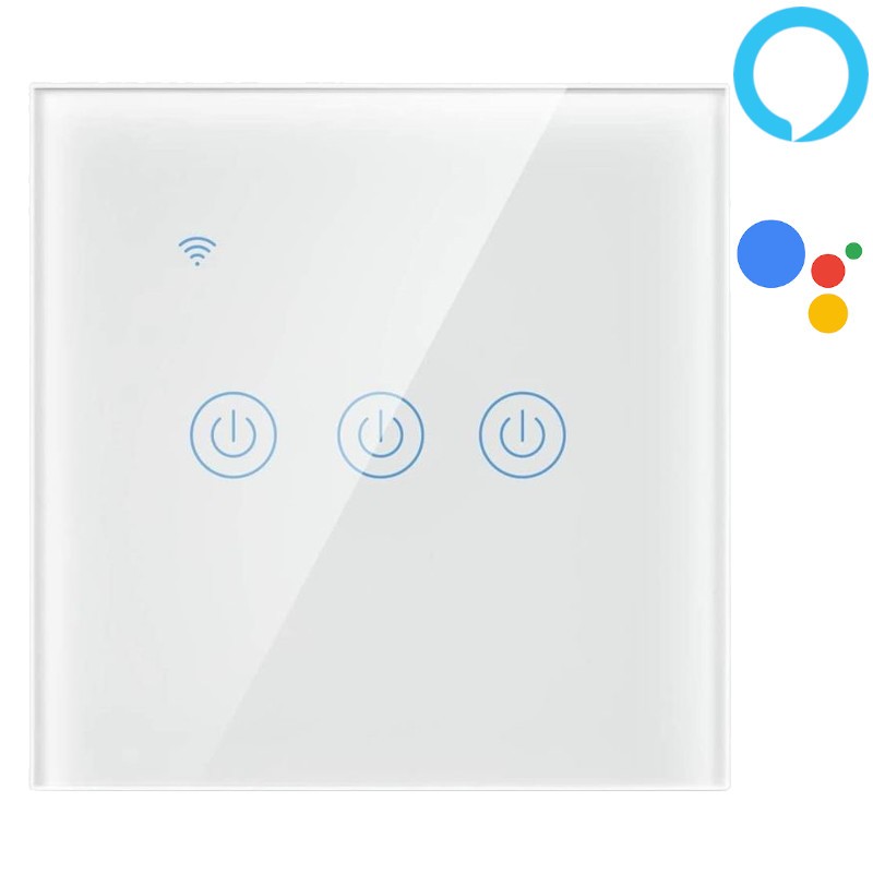 Interruptor Inteligente Zemismart DS101 Triple - Google Home / Amazon Alexa