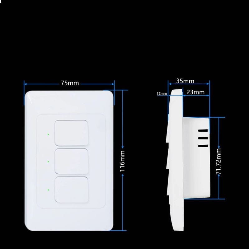 Interruptor Inteligente Zemismart Triple - Google Home / Amazon Alexa - Ítem4