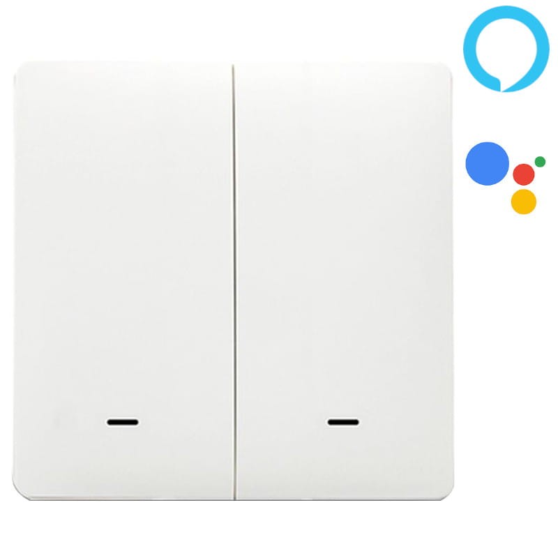 Interruptor Inteligente Zemismart X801 Doble - Google Home / Amazon Alexa - Ítem