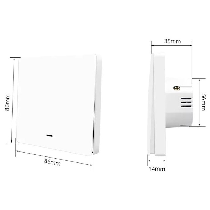Bouton-poussoir intelligent Zemismart Zigbee 3.0 Individuel - Ítem1