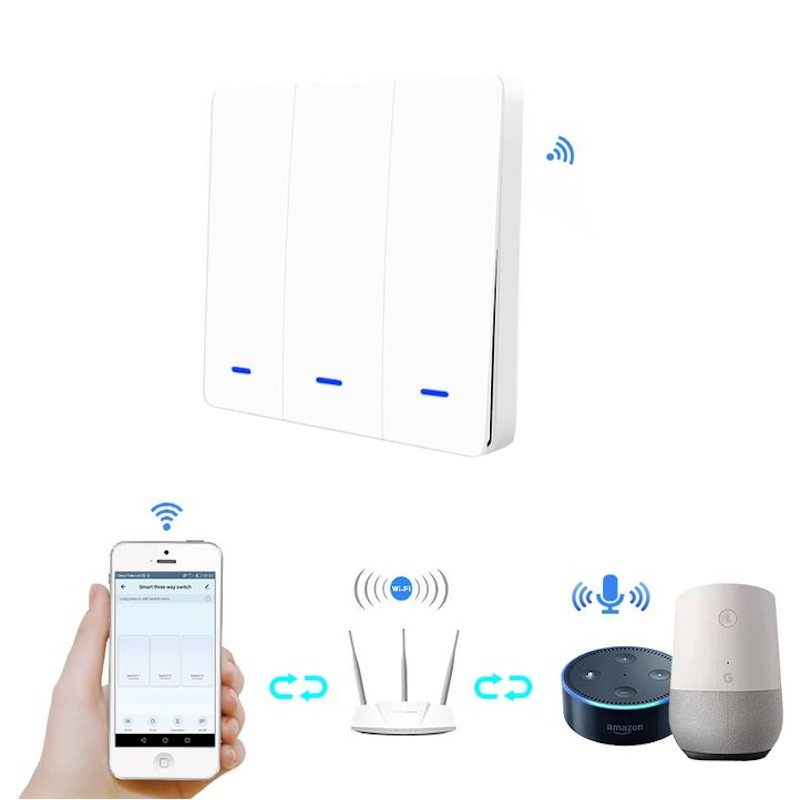 Interruptor Inteligente Zemismart Zigbee 3.0 Triplo - Item2