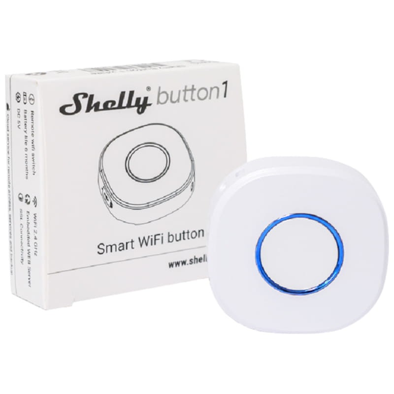 Shelly Plug and Play Button1 Interruptor WiFi Dimmer Branco - Item4