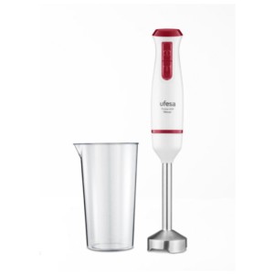 Ufesa Pulsar 600 Delux 600 W 0,6 L Rouge, Blanc - Mixeur plongeant