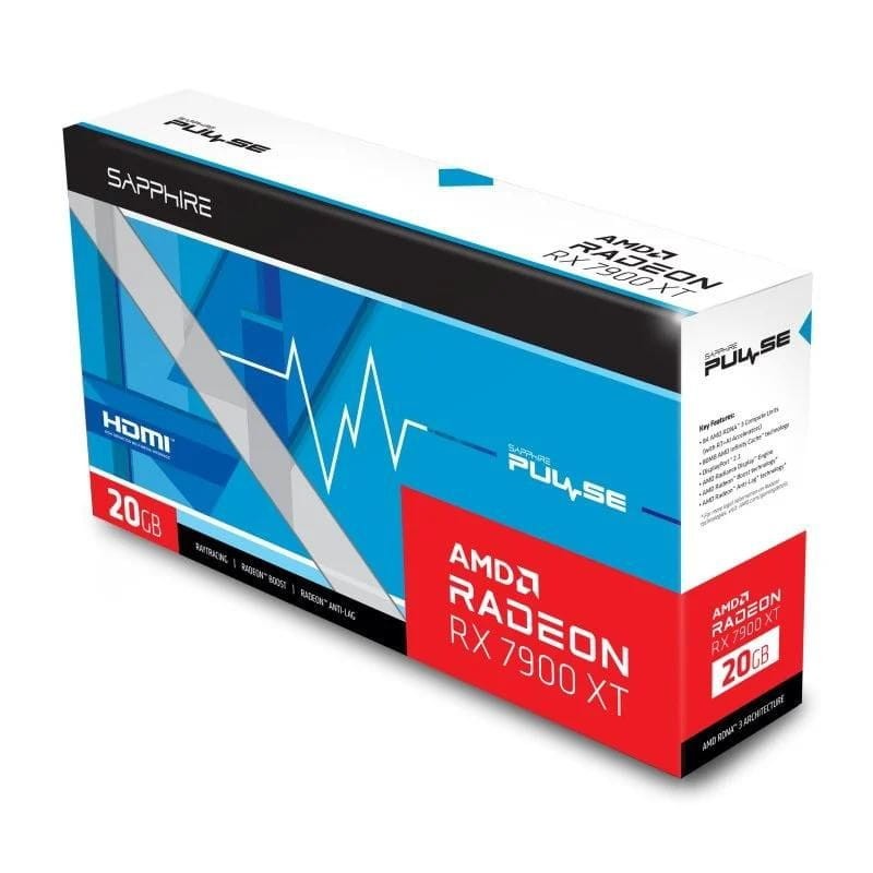 Sapphire PULSE Radeon RX 7900 XT AMD 20 GB GDDR6 Negro – Tarjeta Gráfica - Ítem6