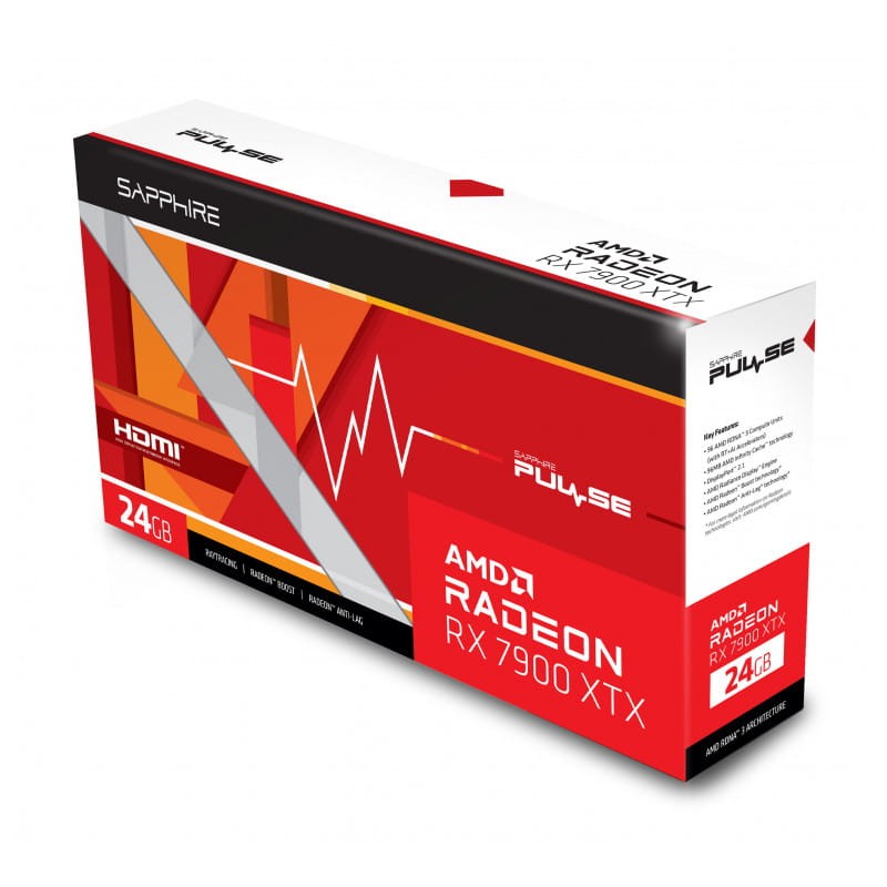 Sapphire PULSE Radeon RX 7900 XTX AMD 24 GB GDDR6 Negro - Tarjeta Gráfica - Ítem6