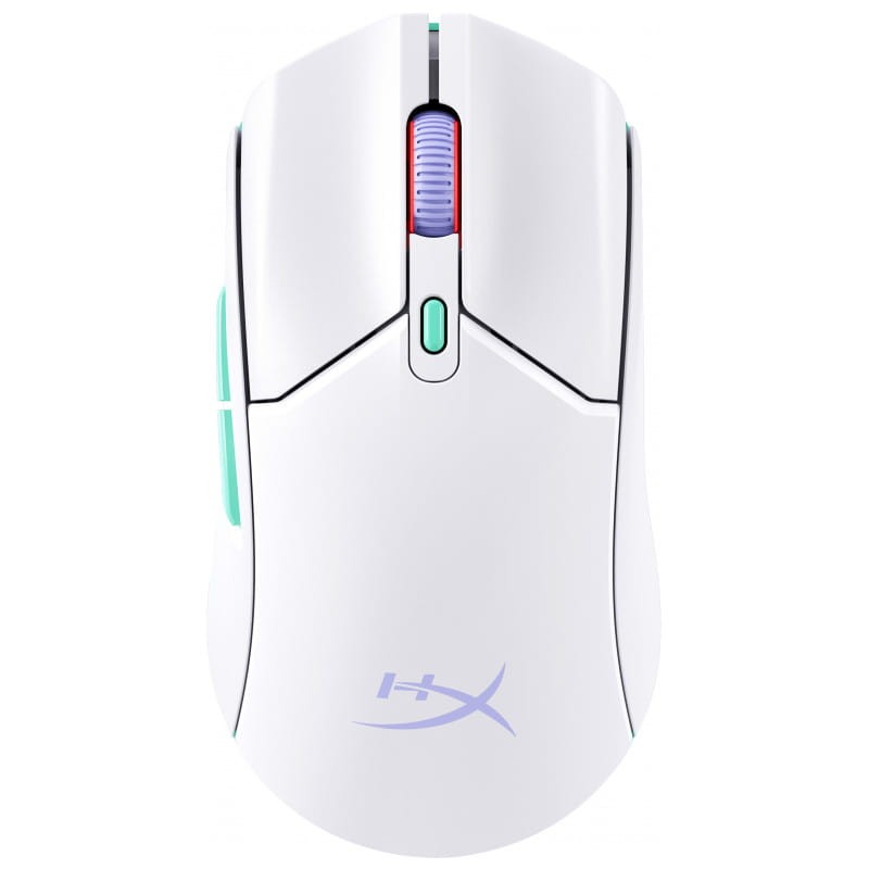 HP HyperX Pulsefire Haste 2 Core Wireless - Blanc/Vert/Pourpre - Souris de jeu - Ítem