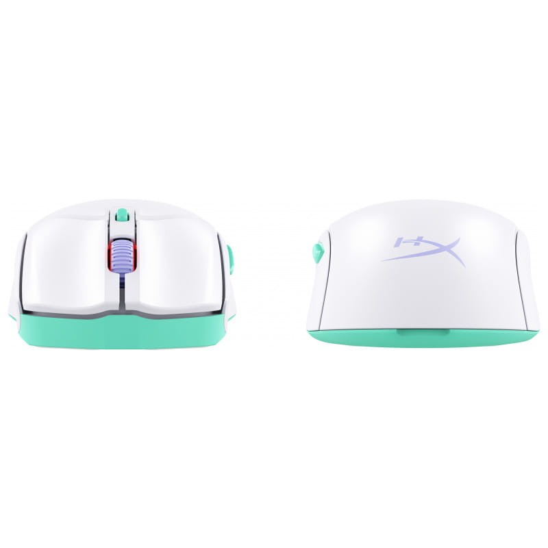 HP HyperX Pulsefire Haste 2 Core Wireless - Blanc/Vert/Pourpre - Souris de jeu - Ítem3