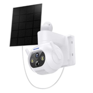 Escam QF172 2MP 1080p Wifi Visión nocturna Panel Solar Blanco - Cámara de vigilancia