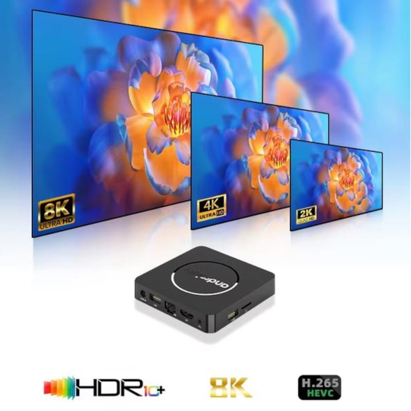 Q1 ATV H313 8K 2GB/16GB Android 13 Preto - Android TV - Item10