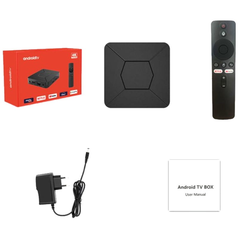 Q5 iATV H313 2 Go/8 Go Double Commande Vocale Wifi Certifié Android 10 - Android TV - Ítem3