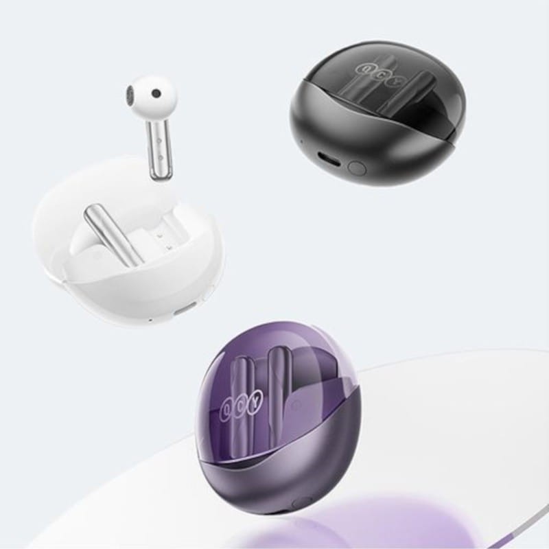 QCY AilyBuds Clear T32 Blanco - Auriculares Bluetooth - Ítem5