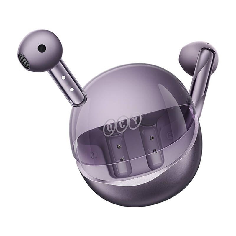 QCY AilyBuds Clear T32 Púrpura - Auriculares Bluetooth - Ítem2