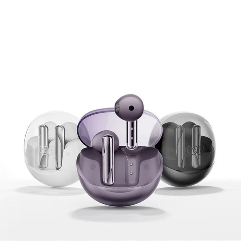QCY AilyBuds Clear T32 Púrpura - Auriculares Bluetooth - Ítem6