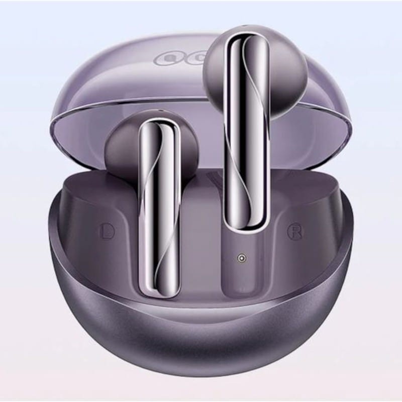 QCY AilyBuds Clear T32 Púrpura - Auriculares Bluetooth - Ítem8
