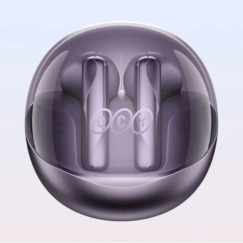 QCY AilyBuds Clear T32 Púrpura - Auriculares Bluetooth - Ítem10