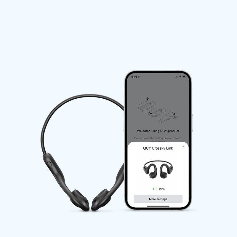 QCY Crossky Link T22 Negro - Auriculares de Conducción Ósea y Bluetooth - Ítem5